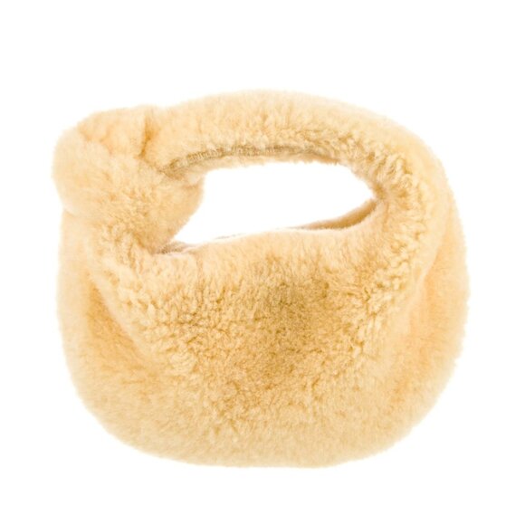 Bottega Veneta Mini Jodie Shearling Teddy Yellow - Picture 1 of 11